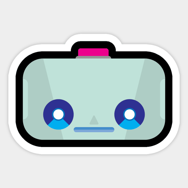 Robot Sticker by jesse.lonergan